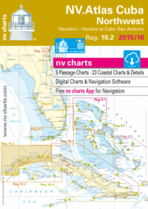 NV-Verlag Seekarten Cuba Northwest 10.2 (2015-2020) Varadero • Havanna to Cabo San Antonio