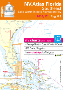 NV-Verlag Seekarten Florida, Southeast, Lake Worth to Plantation Key 8.3 (2016-2020)
