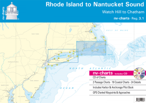 NV-Verlag Seekarten Sportbootkarten Rhode Island to Nantucket S.
