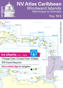 NV-Verlag Seekarten Sportbootkarten Windward Islands 12.3 (2018-2020)