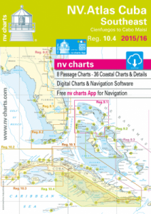 NV-Verlag Seekarten Cuba Southeast 10.4 (2015-2020) Cienfuegos to Cabo Maisi