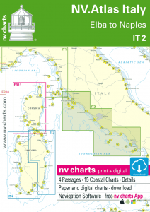 NV-Verlag Seekarten Italien IT2 (2022) Elba to Naples