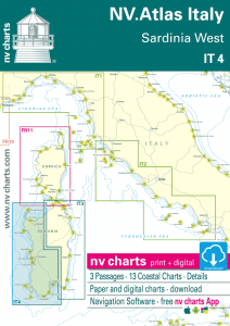 NV-Verlag Seekarten Italien IT4 (2022) Sardinia West