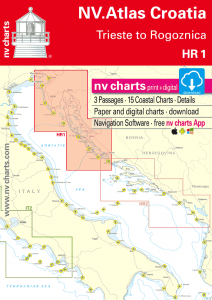 NV-Verlag Seekarten Kroatien HR1 (2025)