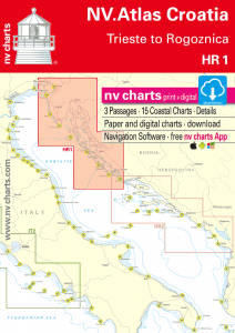 NV-Verlag Seekarten Kroatien HR1 (2023)