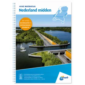 ANWB Wateratlas Nederland Midden 2025