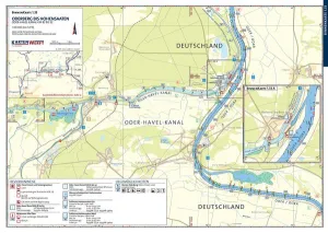 BINNENKARTEN Oderberg bis Hohensaaten / Werbellinsee