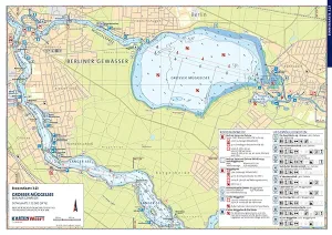 BINNENKARTEN 3.23 / 3.24 Großer Müggelsee / Seddinsee & Dämeritzsee
