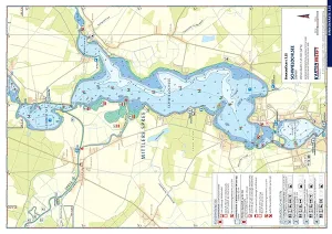 BINNENKARTEN 3.35 / 3.36 Schwielochsee / Neuendorfer See