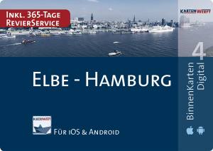 BINNENKARTEN APP 4 - Elbe - Hamburg