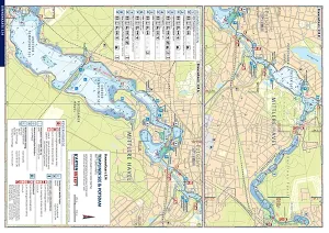 BINNENKARTEN Berliner Unterhavel / Grosser Wannsee