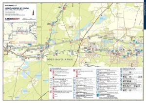 BINNENKARTEN Marienwerder bis Finow / Eberswalde bis Niederfinow