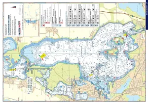 BINNENKARTEN Schweriner Innensee / Schweriner Aussensee
