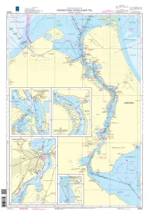 BSH Seekarte 2540 Peenestrom, nördlicher Teil