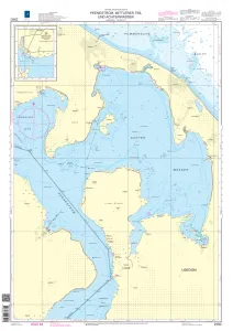 BSH Seekarte 2560 Peenestrom, mittlerer Teil und Achterwasser