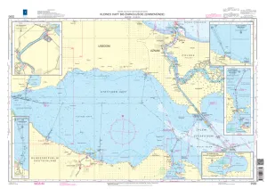 BSH Seekarte 2590 Kleines Haff bis Świnoujście (Swinemünde)