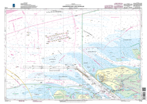 BSH Seekarte Nr. 1110 Emsmündung und Borkum