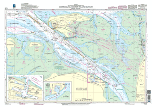 BSH Seekarte Nr. 1120  Emsmündung, innerer Teil und Borkum