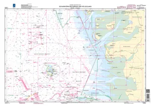 BSH Seekarte Nr. 1300 Scharhörn bis Amrum und Helgoland