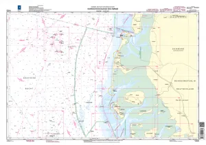 BSH Seekarte Nr. 1400 Norderoogsand bis Rømø