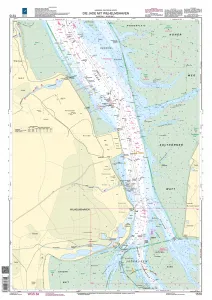 BSH Seekarte Nr. 1510 Die Jade mit Wilhelmshaven
