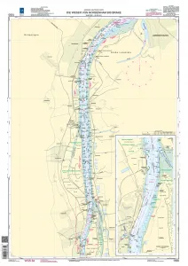 BSH Seekarte Nr. 1550 Die Weser von Nordenham bis Brake