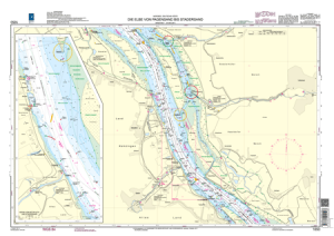 BSH Seekarte Nr. 1650 Die Elbe von Pagensand bis Stadersand