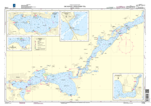 BSH Seekarte Nr. 2150 Die Schlei, südlicher Teil