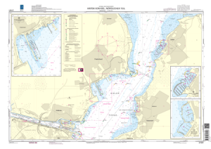 BSH Seekarte Nr. 2181 Häfen von Kiel, nördlicher Teil
