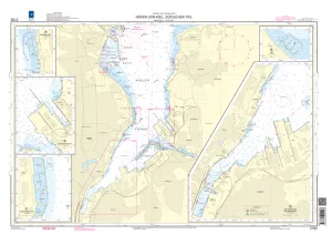 BSH Seekarte Nr. 2182 Häfen von Kiel, südlicher Teil