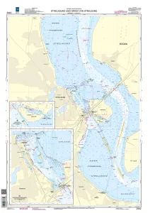 BSH Seekarte Nr. 2342 Strelasund und Häfen von Stralsund