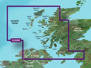 Garmin BlueChart g3 Vision EU006R Scotland, West Coast