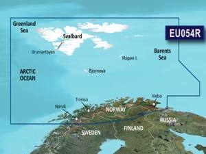 Garmin BlueChart g3 Vision EU054R-Vestfjd-Svalbard-Varanger