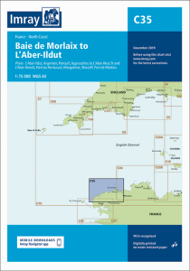 Imray Seekarten Baie de Morlaix to L'Aber-Ildut C35