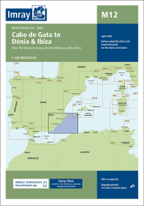 Imray Seekarten Cabo de Gata to Dénia & Ibiza M12