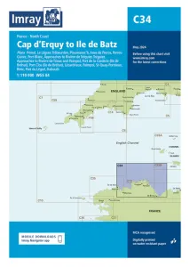 Imray Seekarten Cap d'Erquy to Ile de Batz C34
