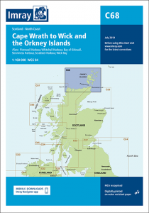Imray Seekarten Cape Wrath to Wick & the Orkney Islands C68