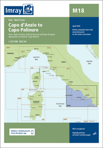 Imray Seekarten Capo d'Anzio to Capo Palinuro M18