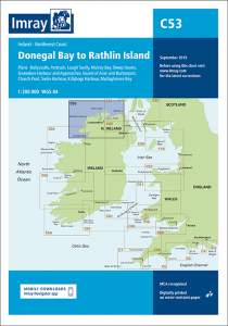 Imray Seekarten Donegal Bay to Rathlin Island  C53