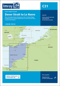 Imray Seekarten Dover Strait to Le Havre C31