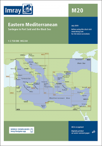 Imray Seekarten Eastern Mediterranean M20