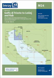 Imray Seekarten Golfo di Trieste to Losinj & Rab M24