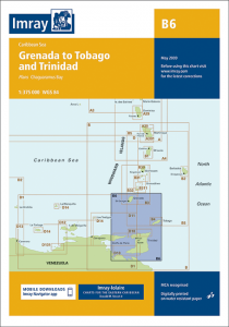 Imray Seekarten Grenada to Tobago and Trinidad B6