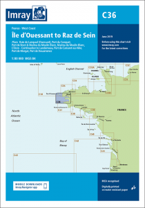 Imray Seekarten Ile d'Ouessant to Raz de Sein C36