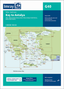 Imray Seekarten Kas to Antalya G40