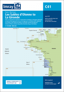 Imray Seekarten Les Sables d'Olonne to La Gironde C41