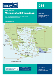 Imray Seekarten Marmaris to Geyikova Adasi G36