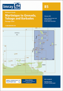 Imray Seekarten Martinique to Grenada, Tobago and Barbados B5