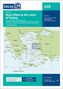 Imray Seekarten Nisos Khios & the Coast of Turkey G28