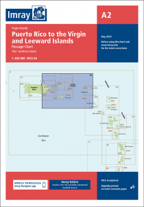 Imray Seekarten Puerto Rico to the Virgin & Leeward Islands A2